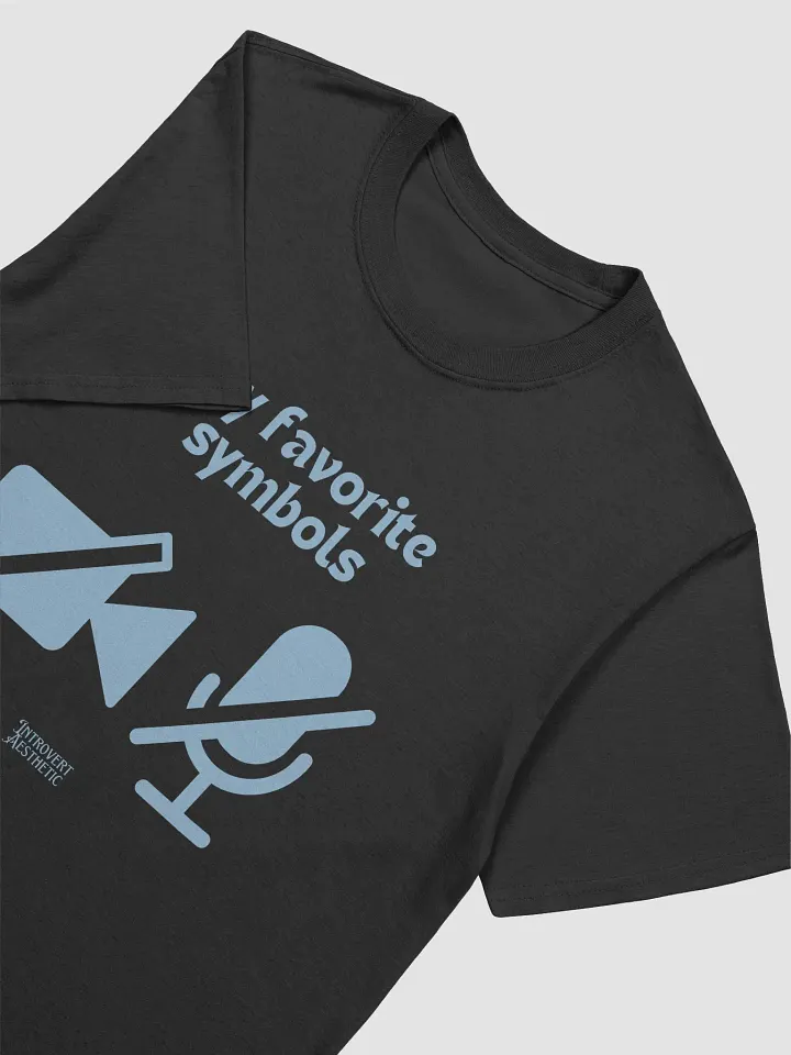 Muted & Camera-Off Symbols T-Shirt product image (2)