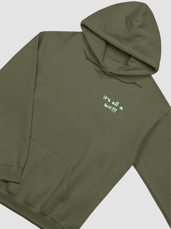 “It’s all a bit!!!” (sm. lined design, #527453) classic hoodie product image (49)