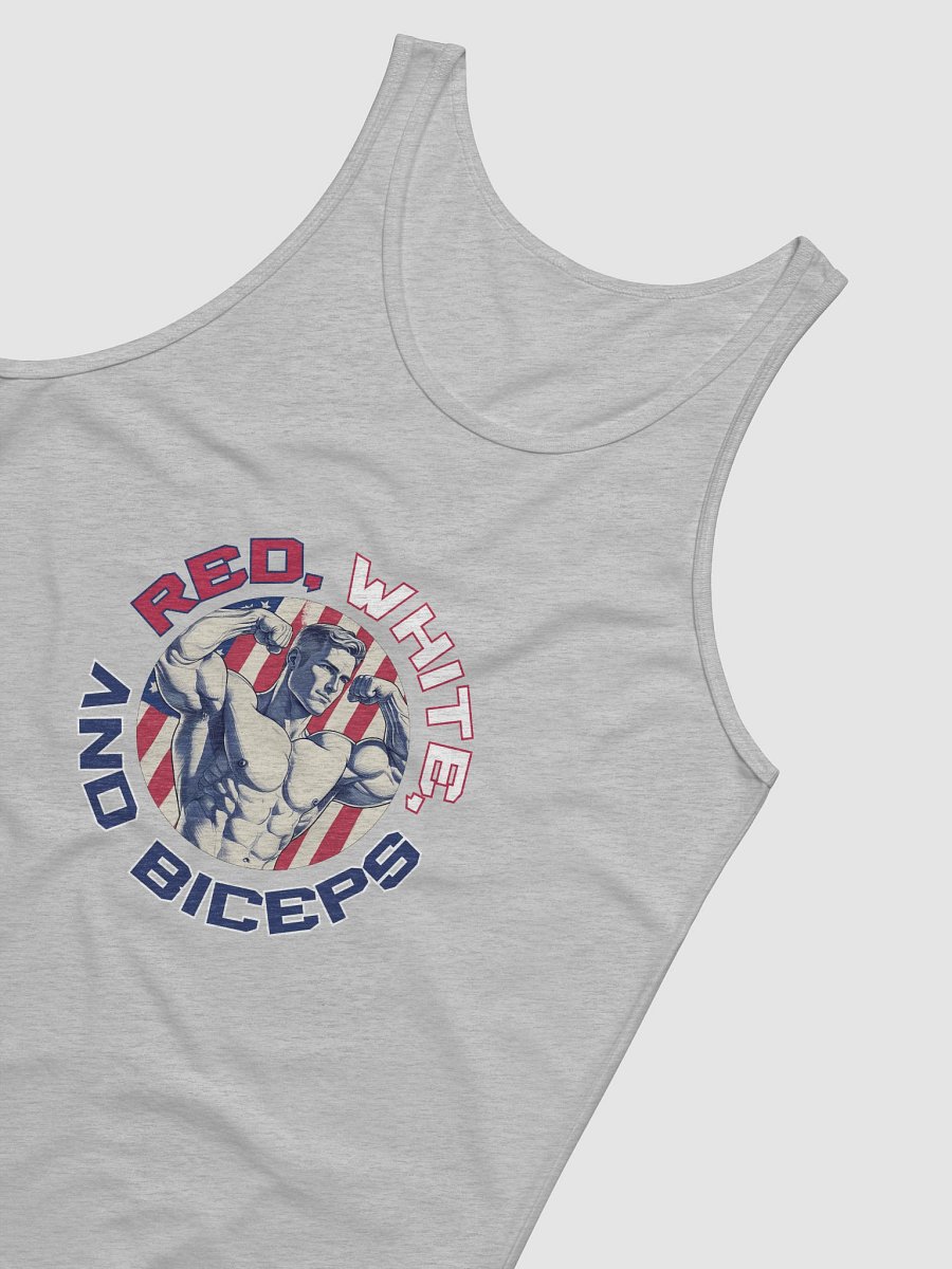 "Red, White, and Biceps"- Men's Tank product image (3)