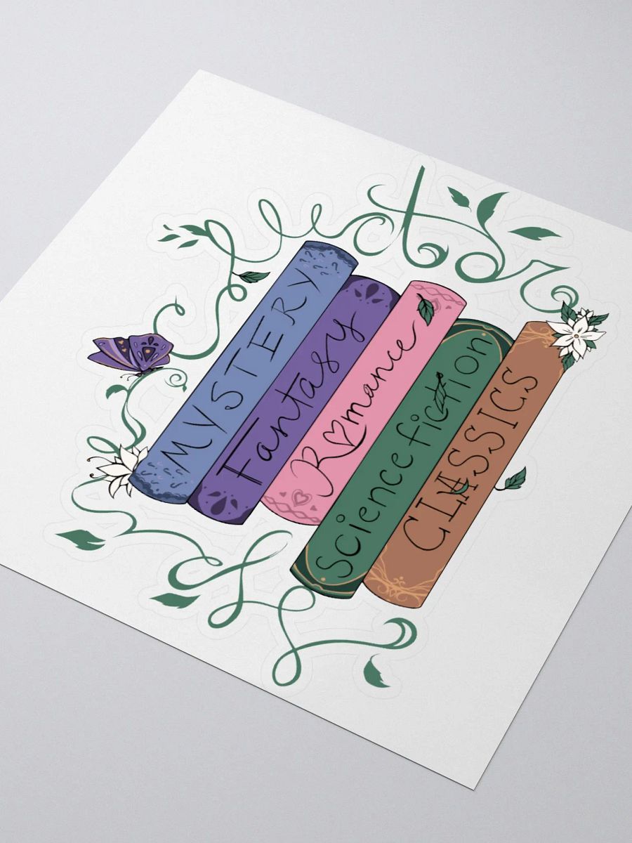 Whimsical Bookstack Sticker product image (3)