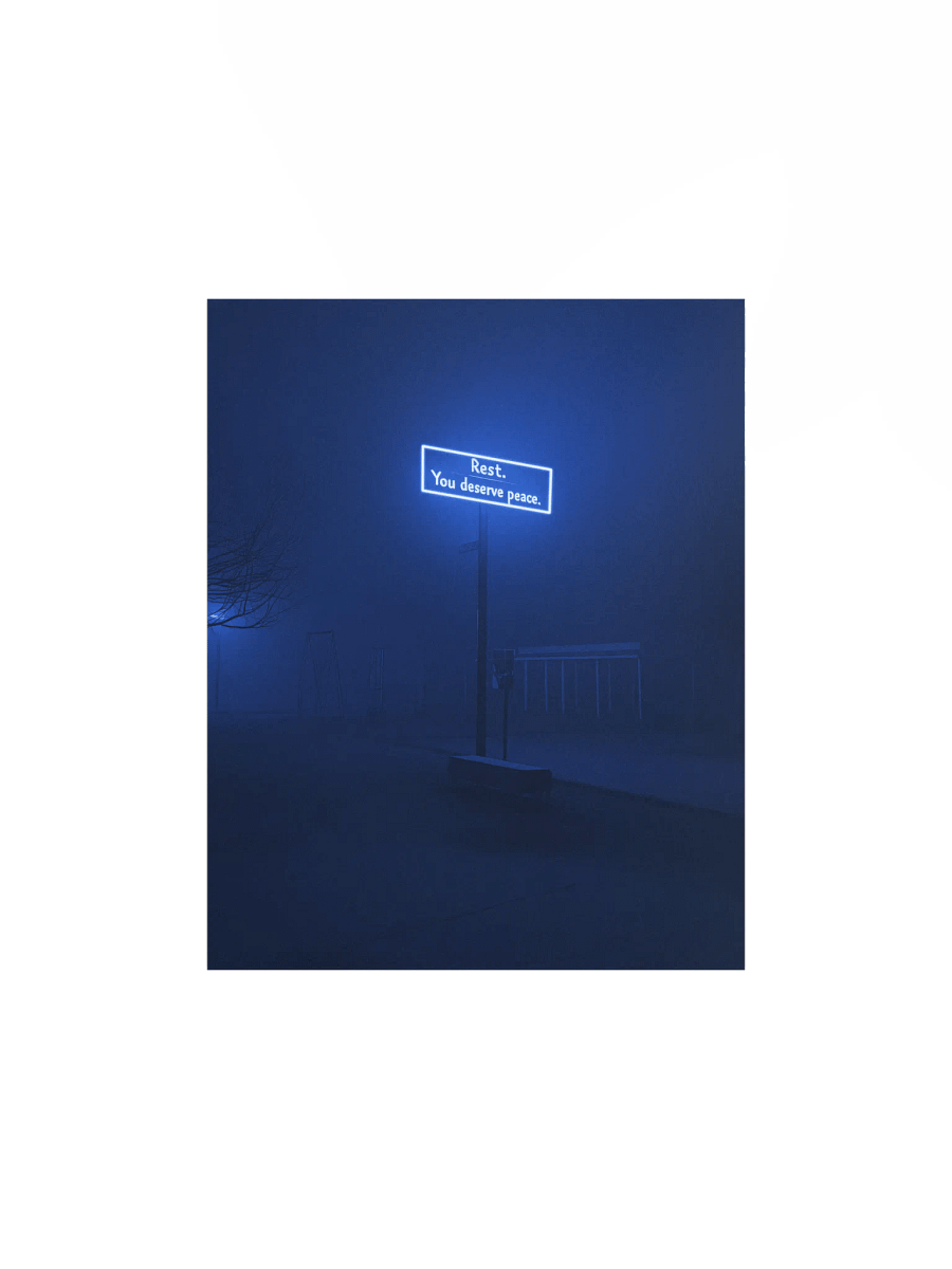"Rest, you deserve peace" Matte Poster product image (6)