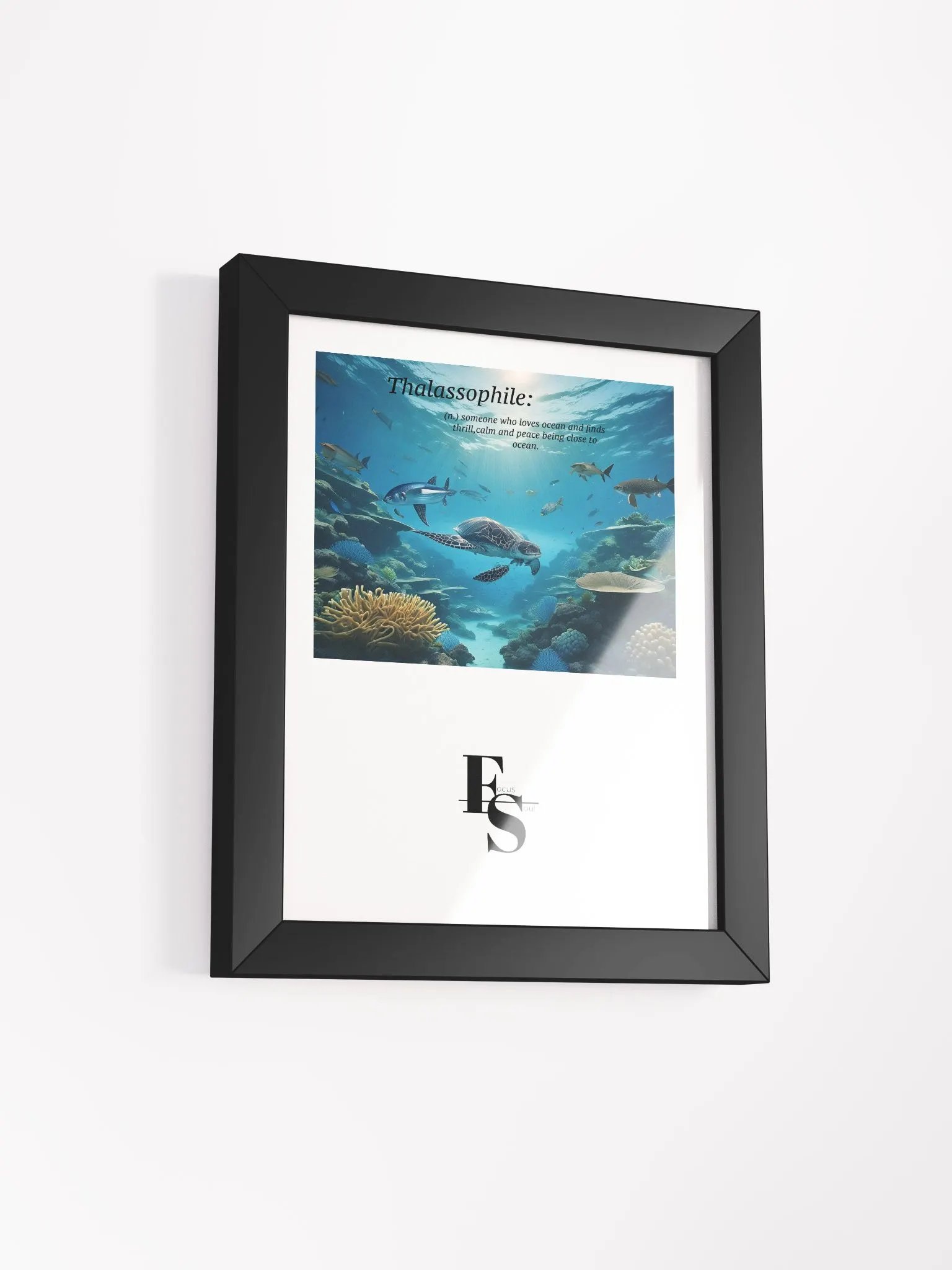 Tranquil Ocean Serenade Framed Poster product image (2)