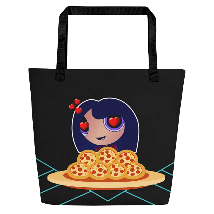Pizza Love Tote Bag - Black product image (1)