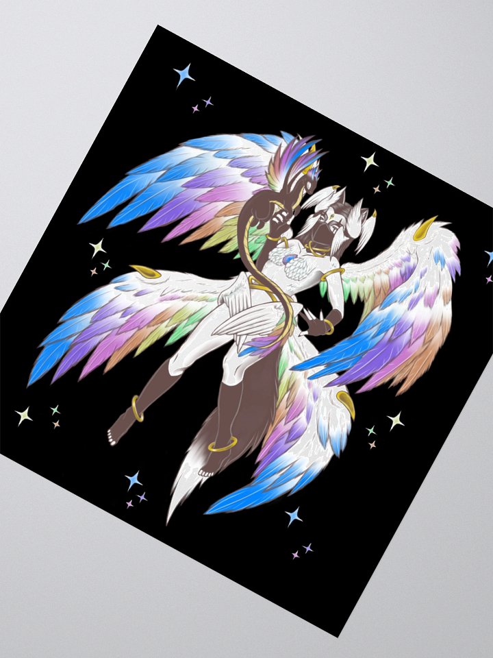 Rainbow Pride Angel Sticker product image (5)