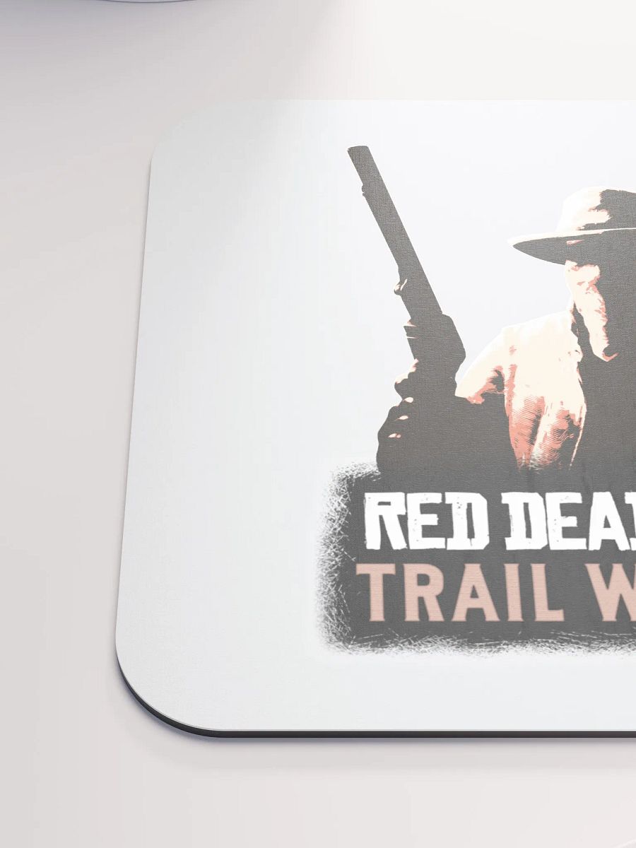 Trail Warriors Red Dead Game Cover Art Gunslinger Mouse Pad product image (6)