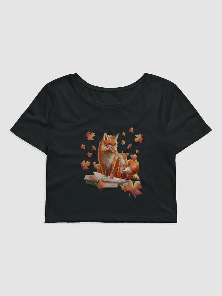 Fall Fox Family Crop T-Shirt product image (1)