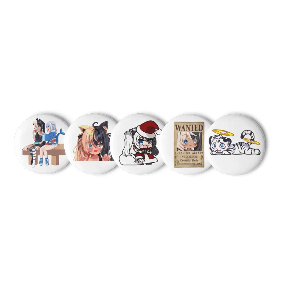 Pin Button - Limited Edition Collection #2 (White) product image (4)