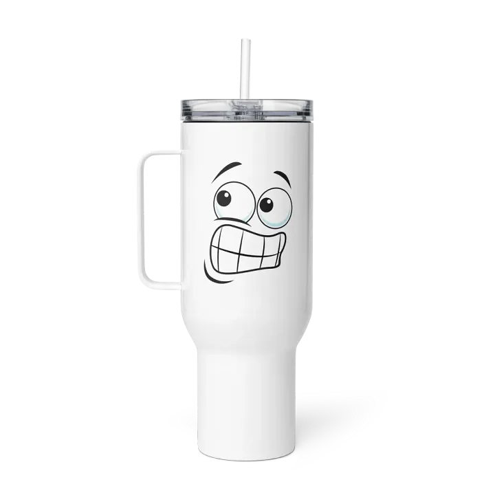 Fierce Faces Stainless Steel Travel Mug product image (2)