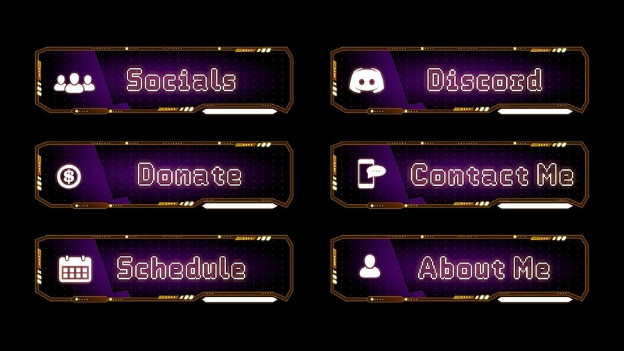 Retro Pac-Man Twitch Panels product image (1)