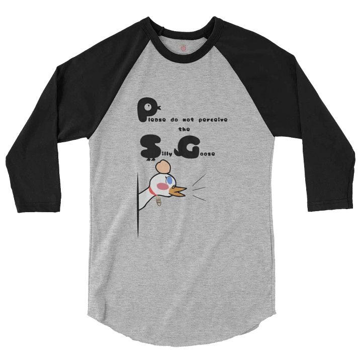 Please Do Not Perceive the Silly Goose ~ raglan tee product image (2)