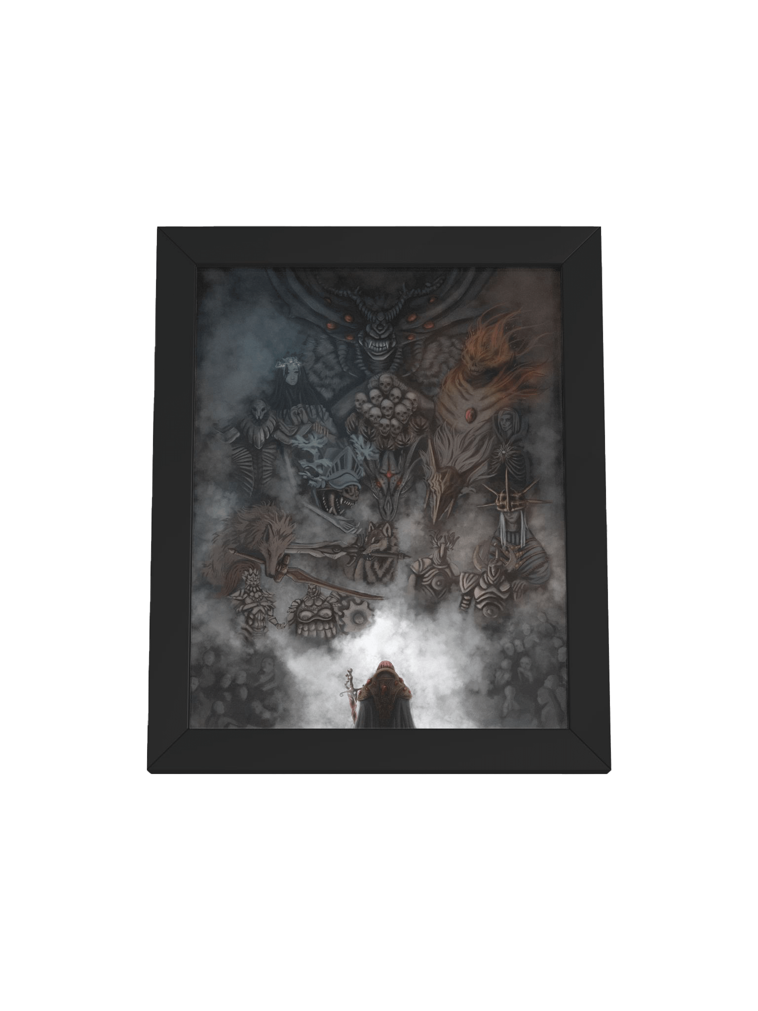 'Fog Wall' Framed Print product image (1)