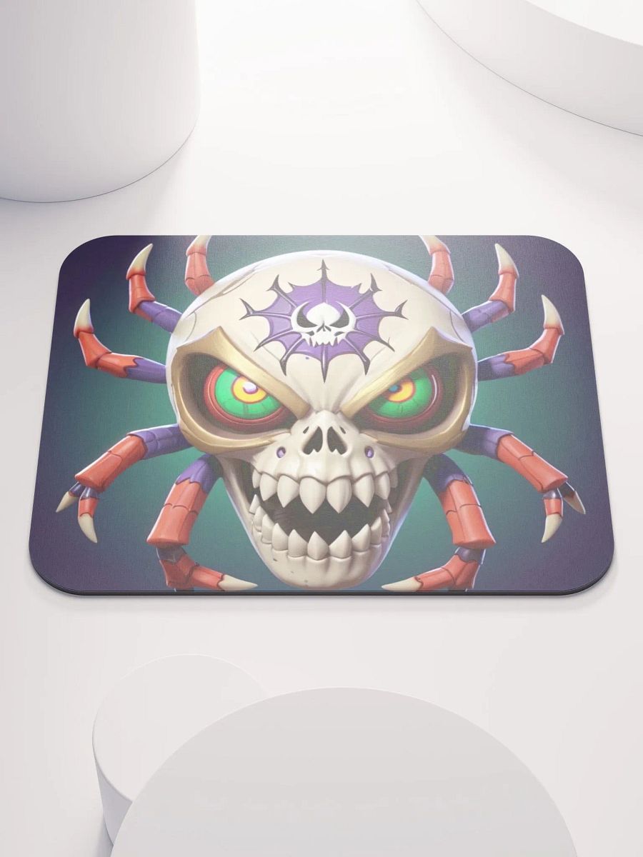 Eerie Skull Spider Mouse Pad product image (2)