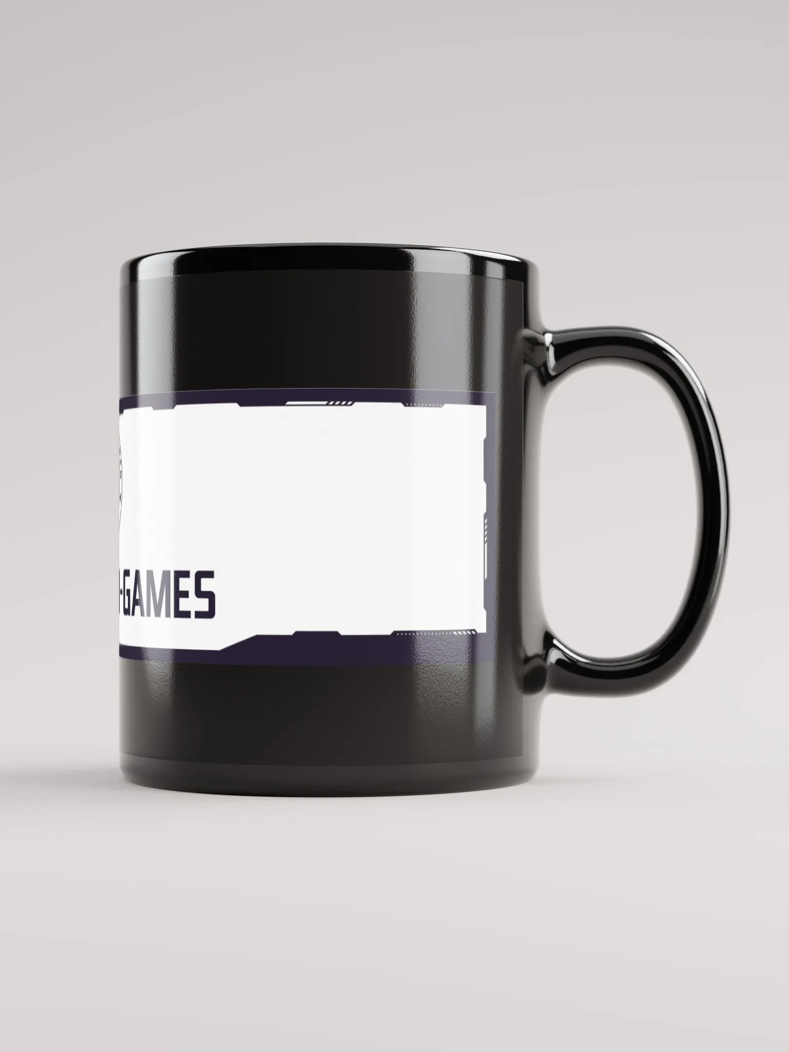LNLG -Skull Emblem Black Glossy Mug product image (4)