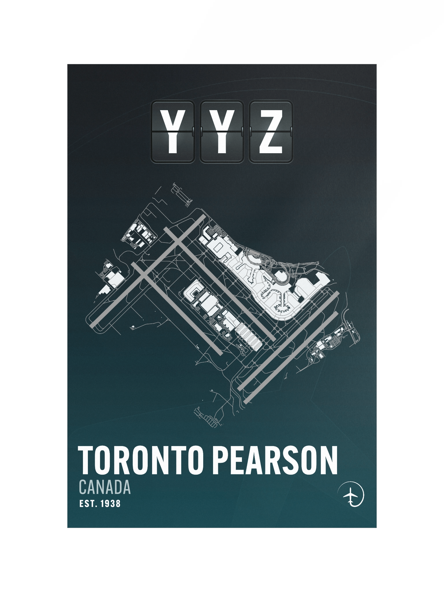 Toronto YYZ Poster product image (1)