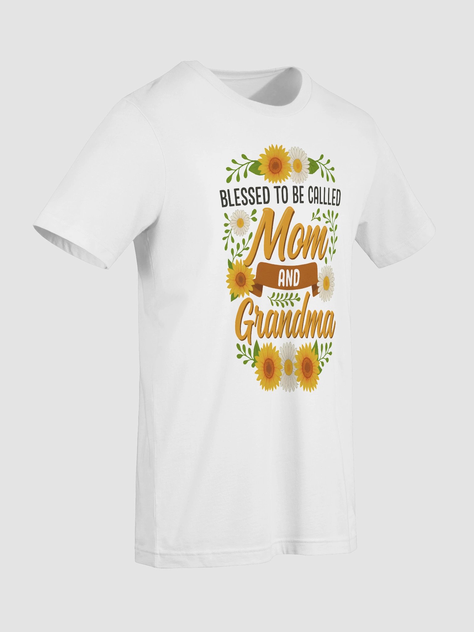 Blessed to Be Called Mom and Grandma Shirt - Floral Family Tee Gift product image (9)