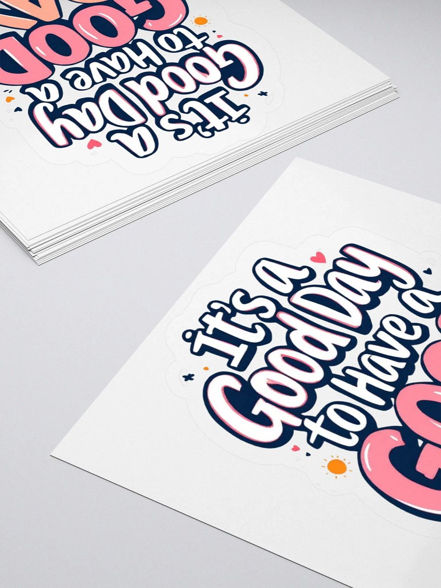 Good Day Kiss Cut Stickers product image (10)