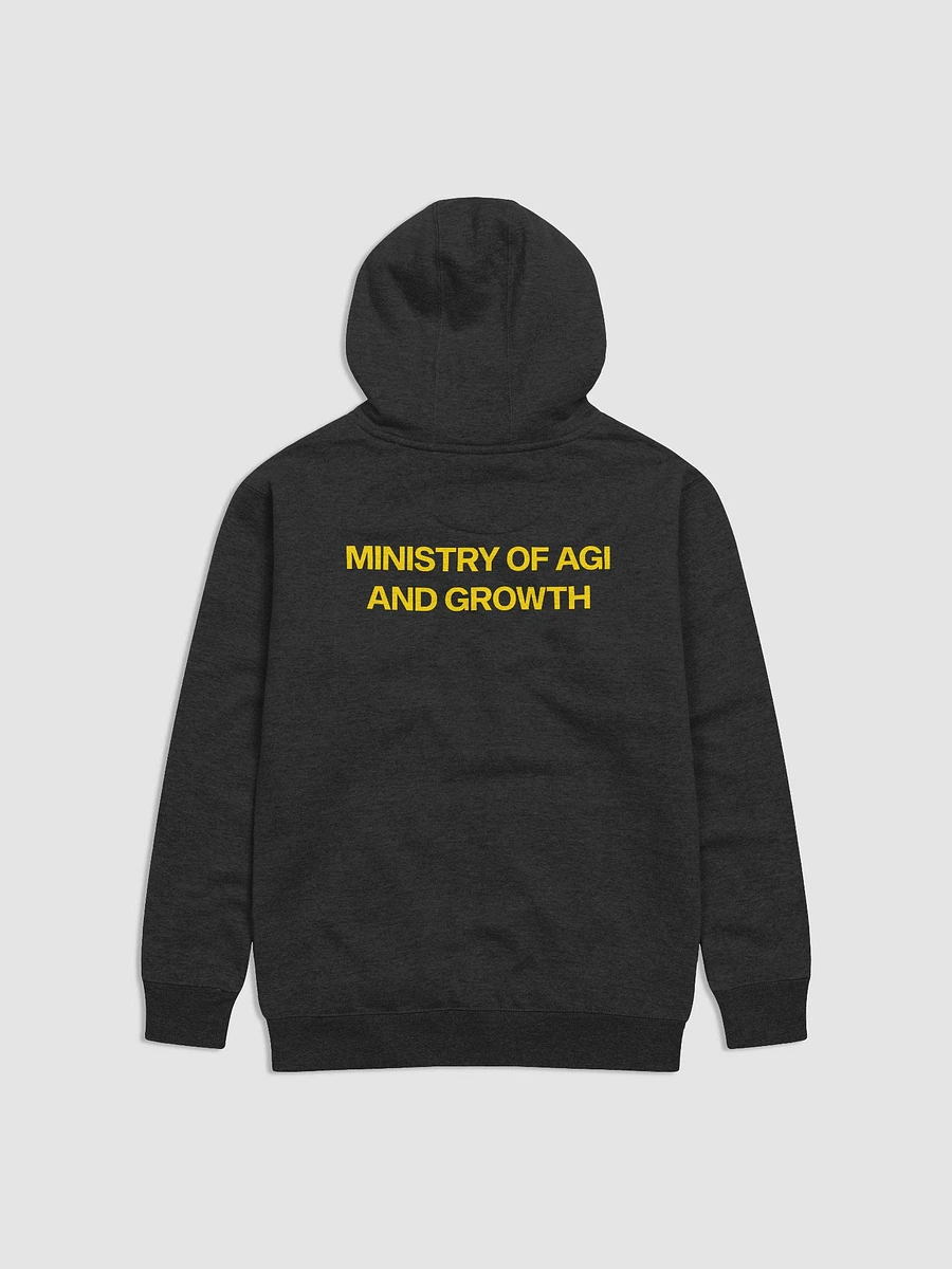 ministry of agi and growth hoodie - 65% soft cotton product image (2)