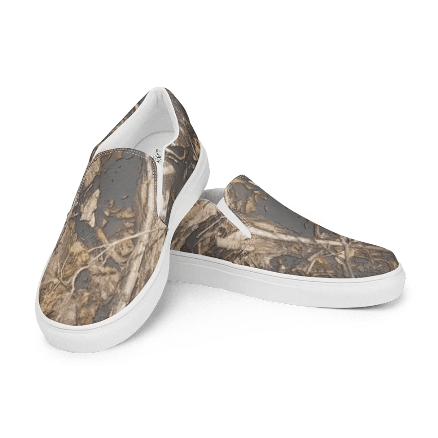 Men's Slip-On Canvas Shoes - Dead Split - It Happennnns Camo product image (11)