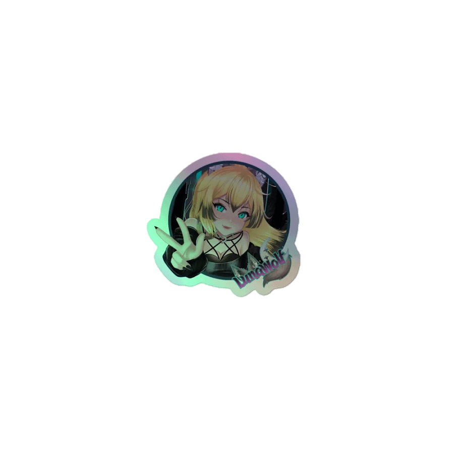 LunaWolf Holographic Anime Sticker Set product image (1)