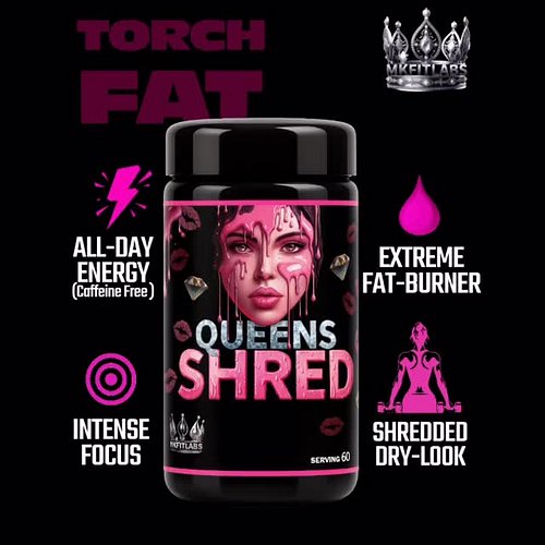 Ready to torch fat and turn heads? 
Queens Shred isn’t just a supplement, it’s your new secret weapon. 💖
⚡ Energy. 🎯 Focus. 💪...