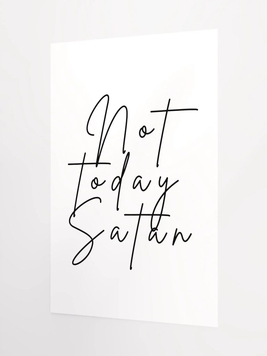 Not Today Satan Poster product image (8)