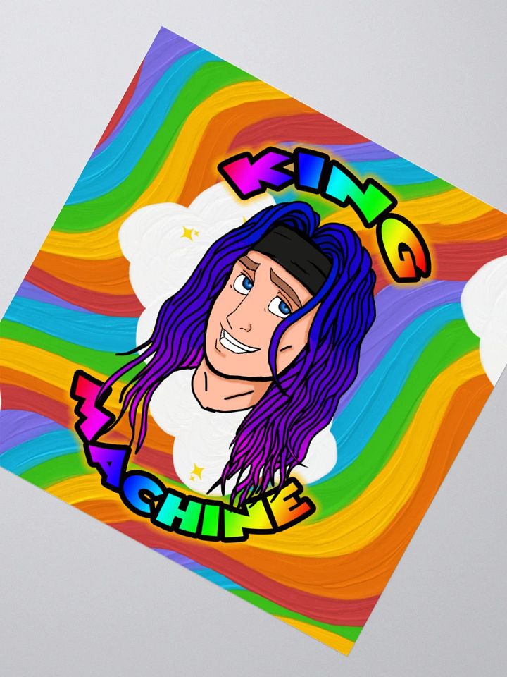 Rainbow King cloud sticker product image (5)