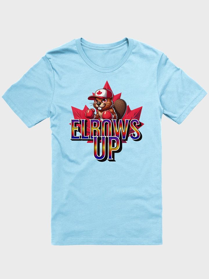 Elbows Up Maple Leaf Beaver Boxing Mauler T-Shirt product image (1)