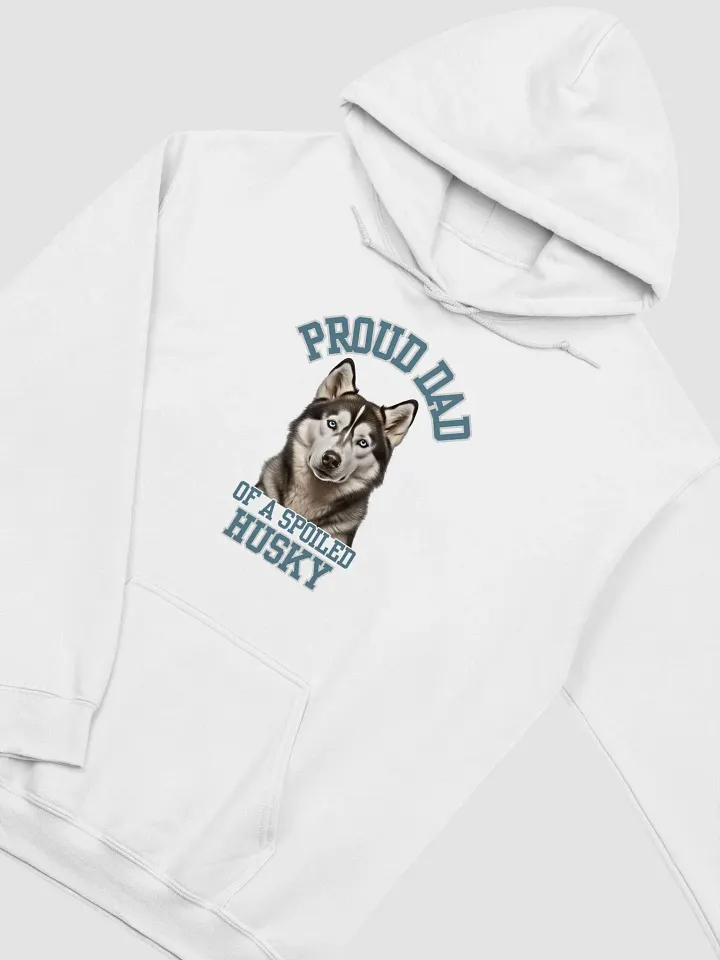 Proud Dad of a Spoiled Husky Dog Dad Siberian Husky Hoodie product image (1)