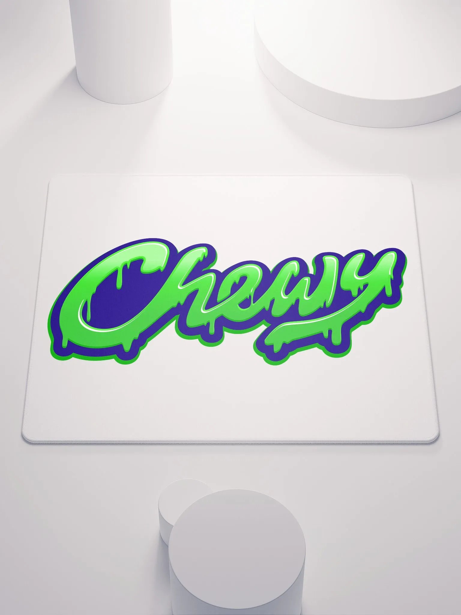 Chewy White Gaming Mousepad product image (1)