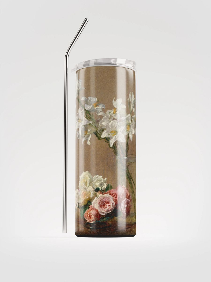 Roses and Lilies (1888) – Floral Wrapped Tumbler product image (1)