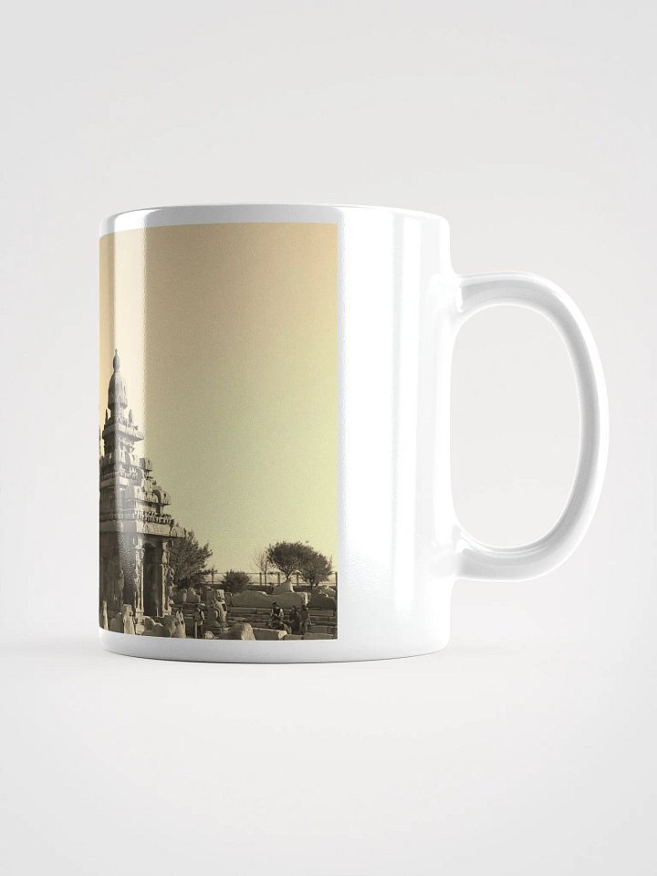 White Glossy Mug : Shore Temple product image (2)