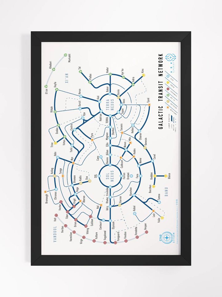 Galactic Transit Map product image (1)