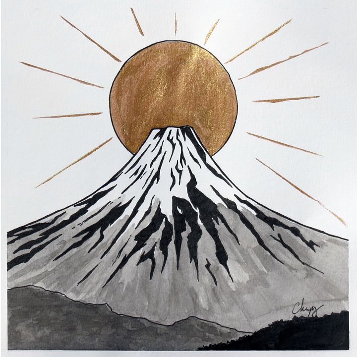 Mt Fuji - Original Drawing product image (2)
