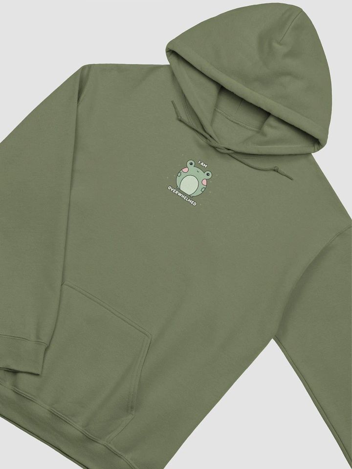 I Am Overwhelmed Frog Hoodie product image (2)