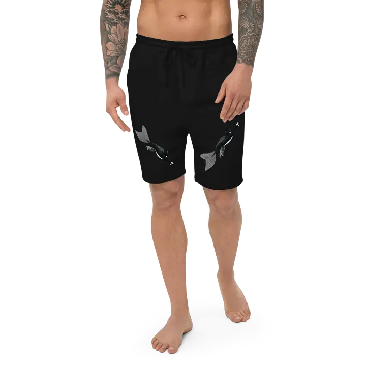 Mermeow Swimming Fleece Shorts product image (1)