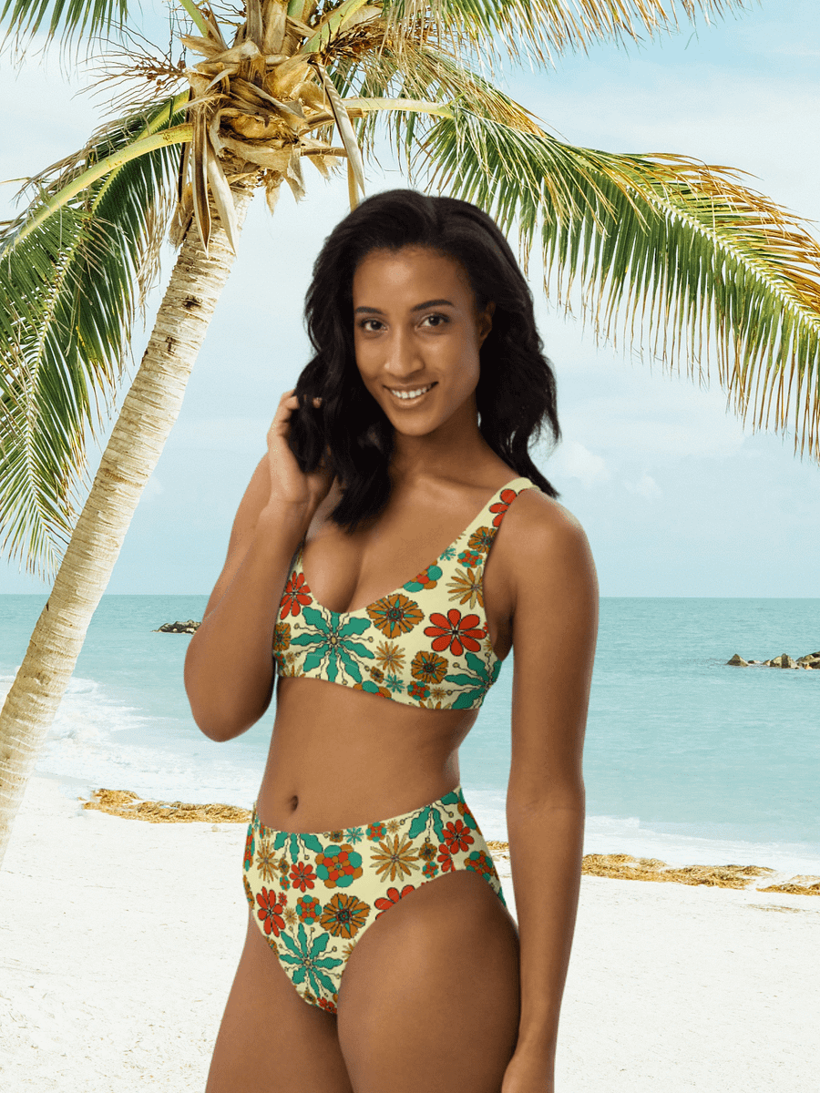 Retro Floral Harmony Bikini Set product image (4)