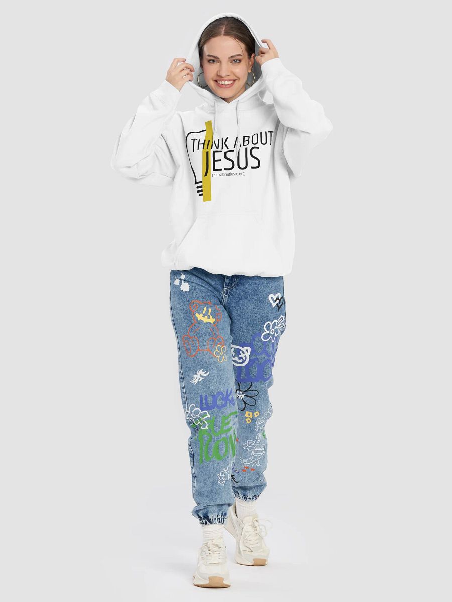 Think About Jesus Light Colour Hoodie product image (8)