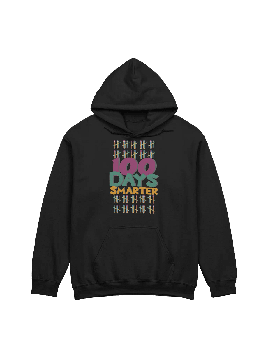 100 Days Smarter Pencil Border Hoodie product image (1)
