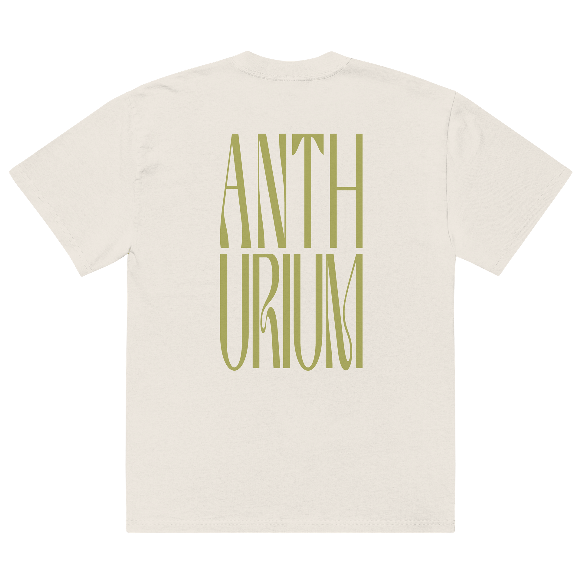 ANTHURIUM COLLAGE - Oversized Faded T-Shirt product image (4)