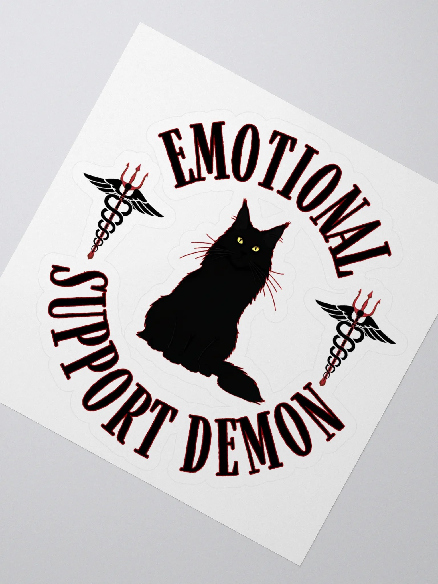 Support Demon 4" Sticker product image (2)