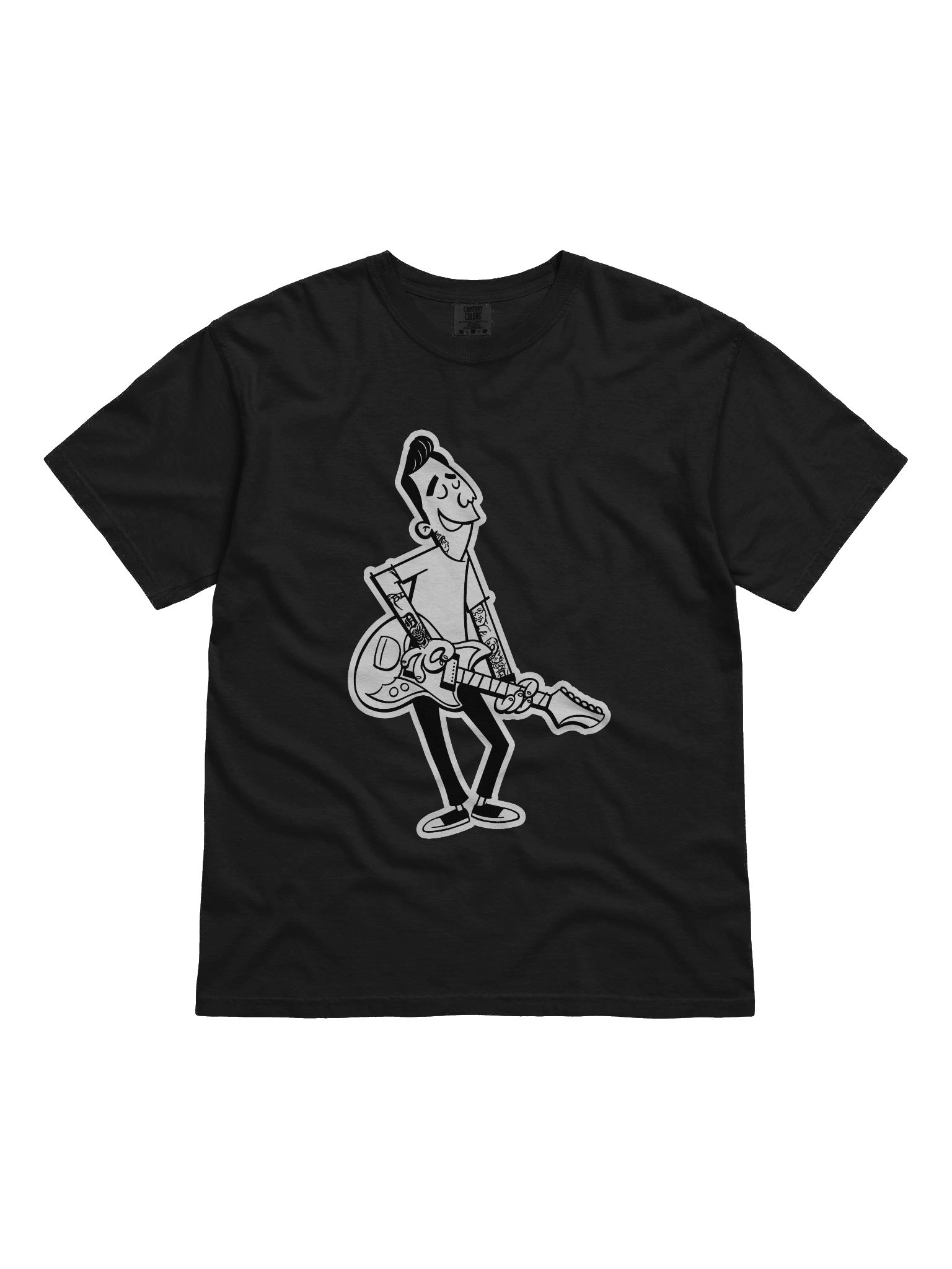 B&W Cartoon | Comfort Color Heavyweight Tshirt product image (1)
