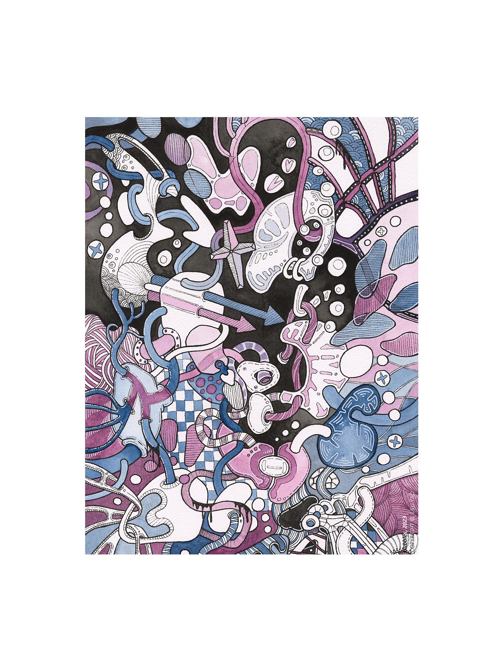 Bubbles - Original Art Print product image (1)