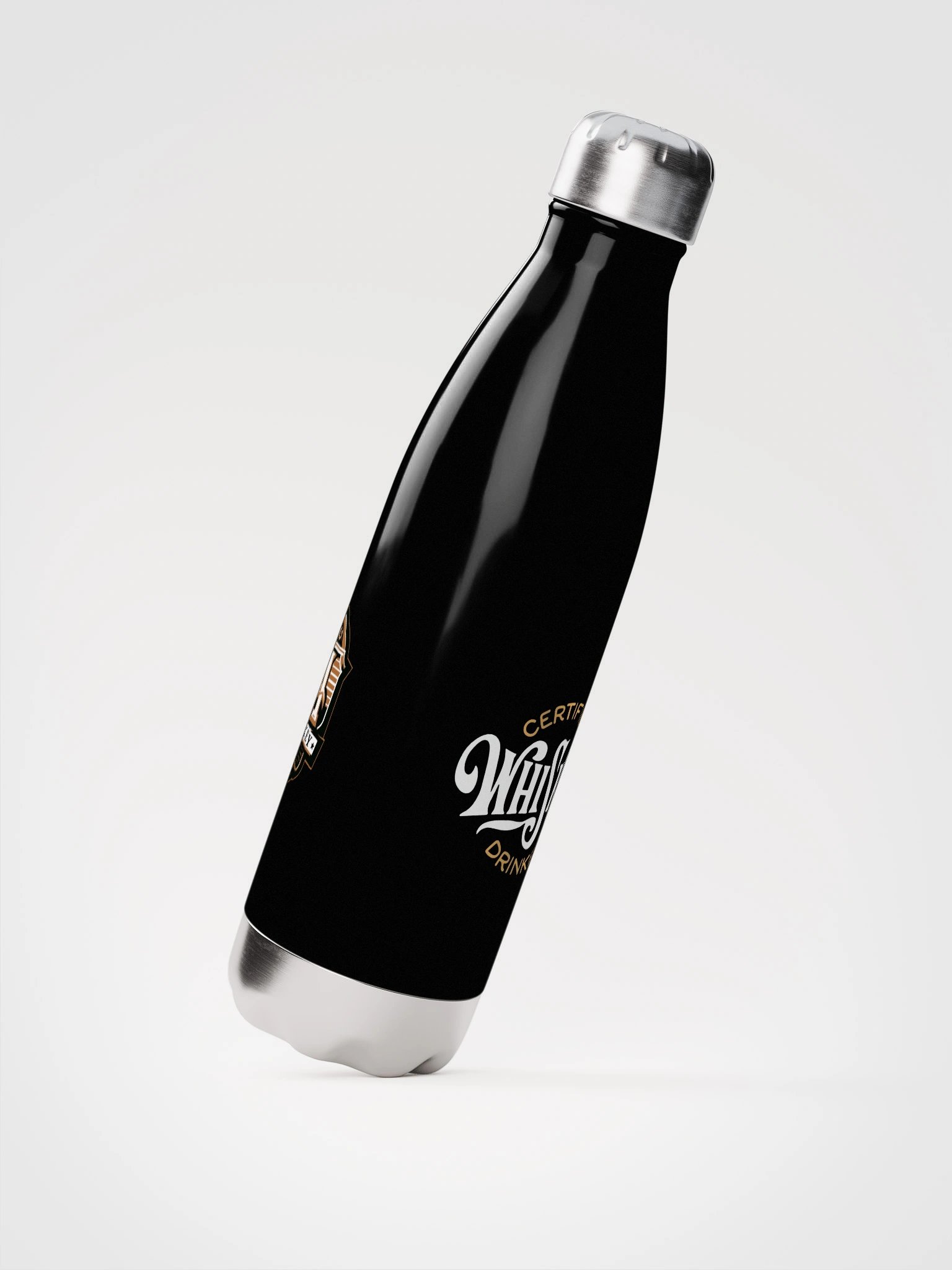 CWA Logo & Certified Whiskey Drinker water bottle product image (2)