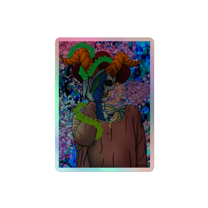Skeletal beauty Holographic Sticker product image (2)