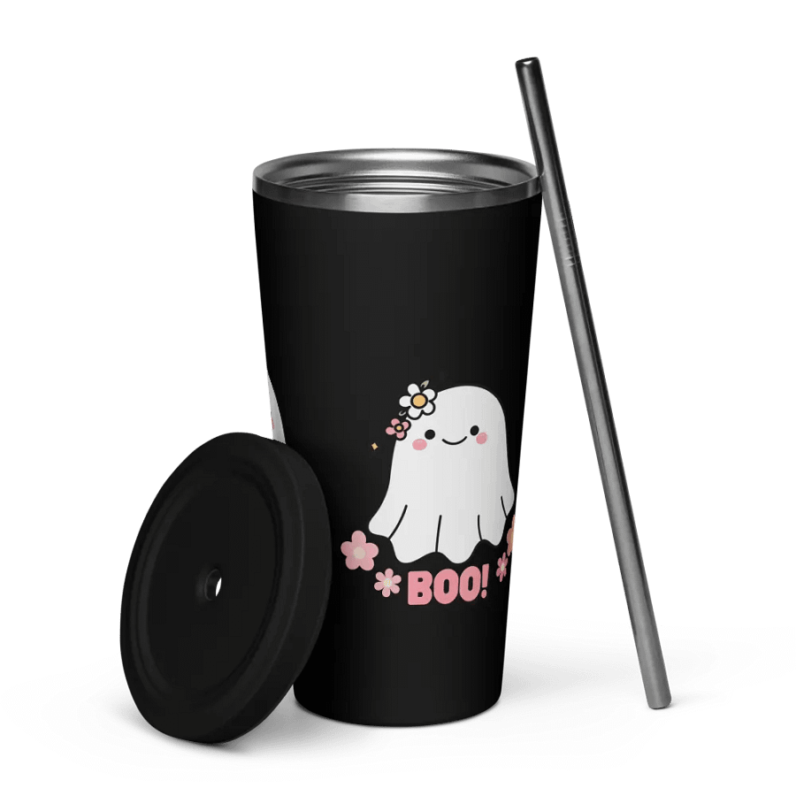 Flower Boo Ghost Insulated Tumbler product image (11)