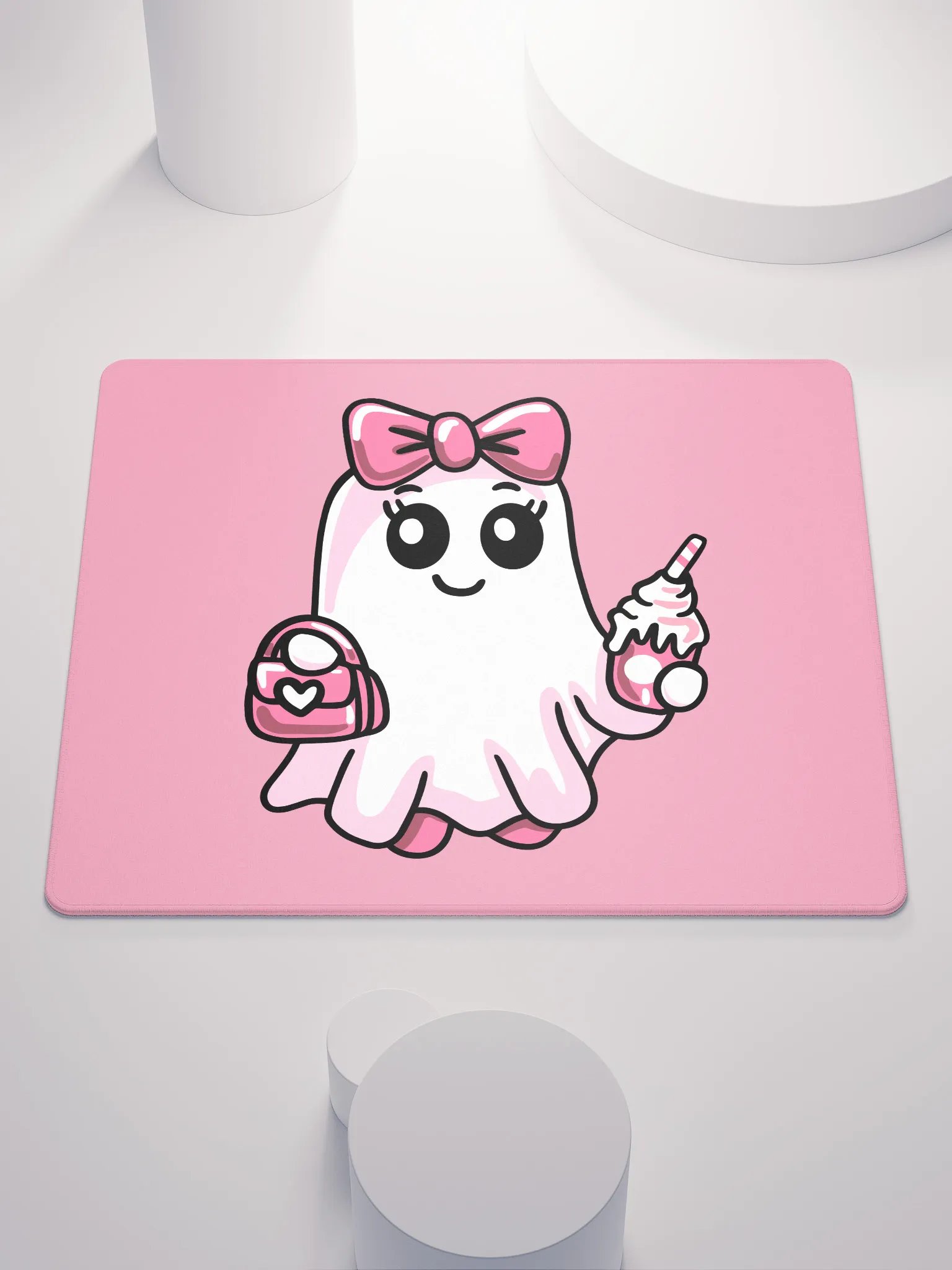 Cute Ghost Gaming Mouse Pad product image (3)