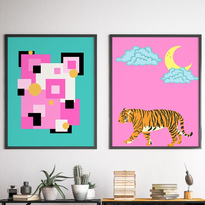 Funky Evil Eye Gallery Wall Set of 8 DIGITAL Prints product image (7)