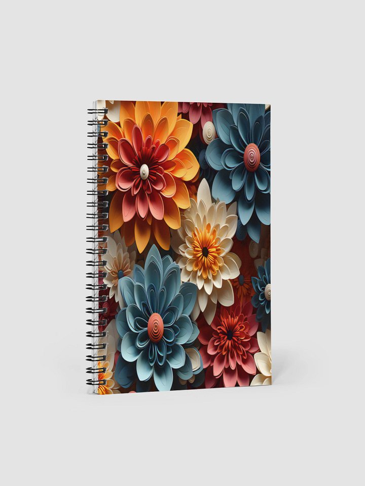 Vibrant Floral Fantasy Spiral Notebook product image (1)