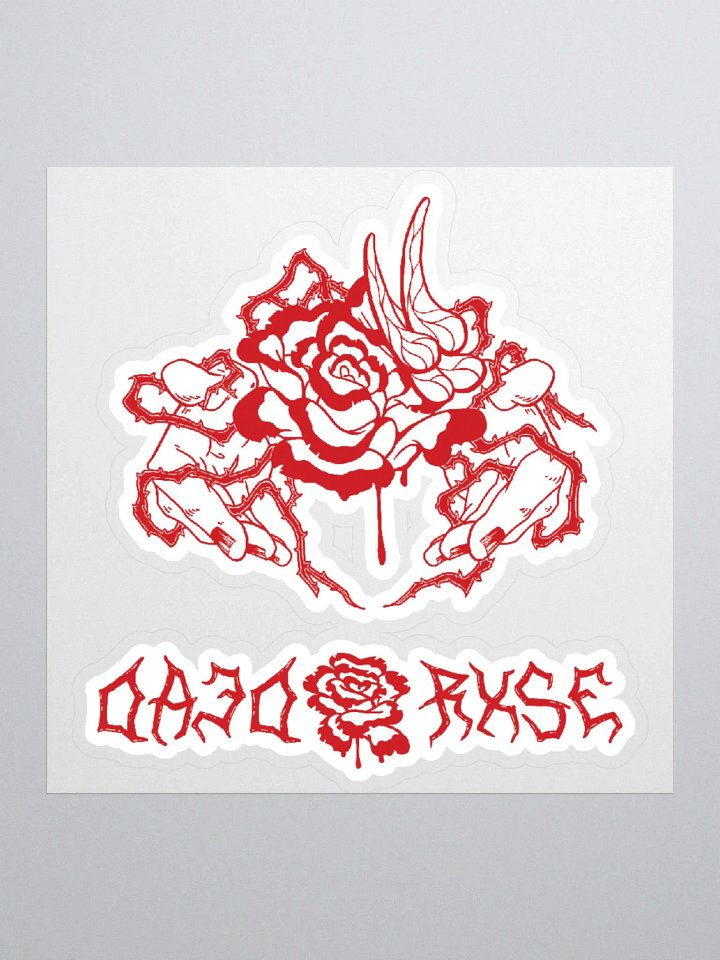 DEAD RXSE - Kiss Cut White Stickers product image (1)
