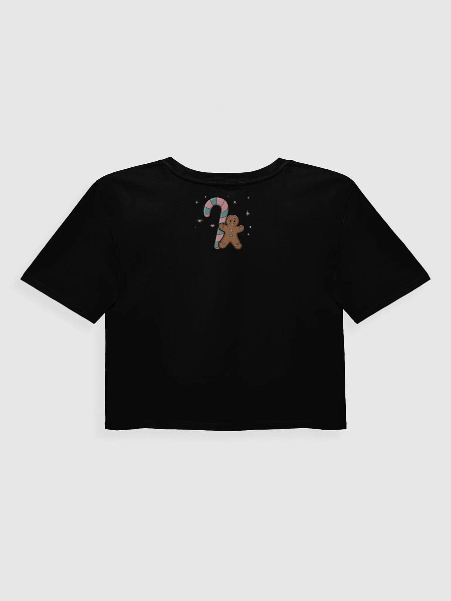 Festive Candy Cane and Gingerbread Man Crop Top product image (14)